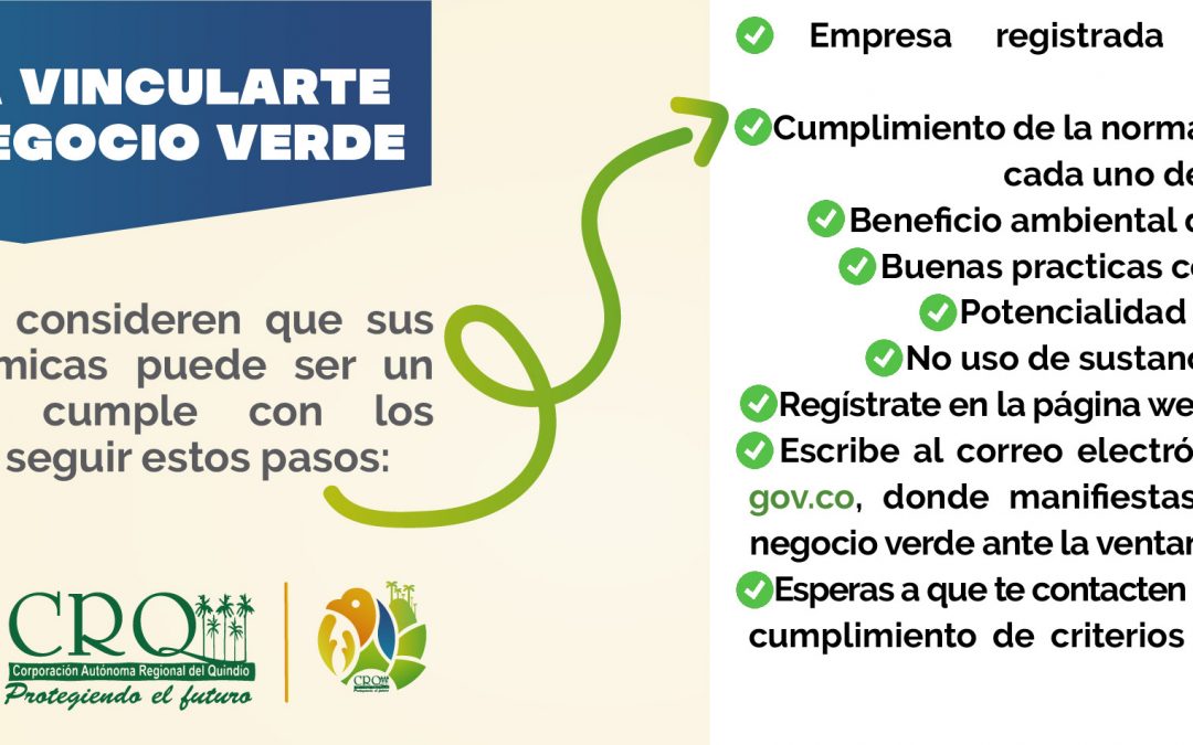 ✅ Pasos para vincularte como un Negocio Verde