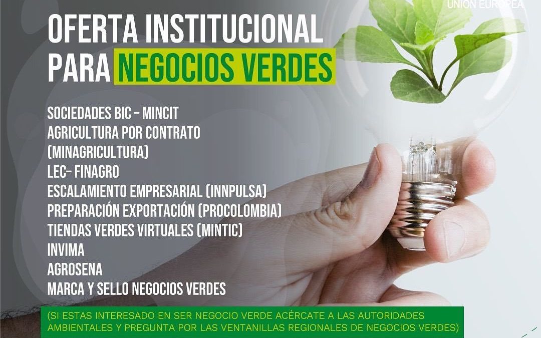 Oferta Institucional Negocios Verdes