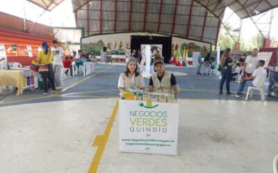 La Ventanilla de Negocios Verdes-CRQ participó en la Feria Ambiental Biodiversa Calarcá